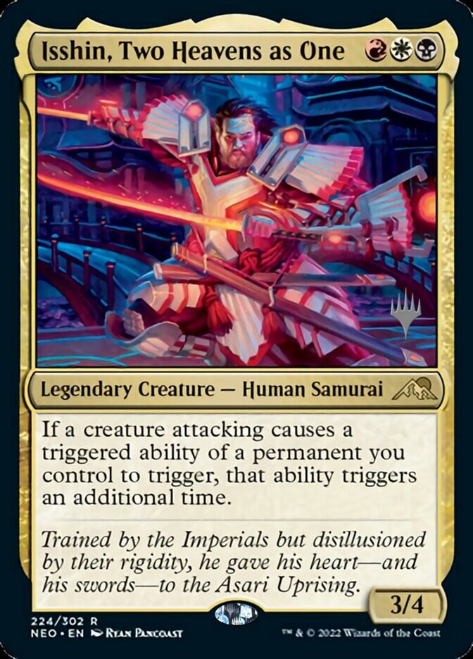 Isshin, Two Heavens as One (Promo Pack) [Kamigawa: Neon Dynasty Promos] - Destination Retro
