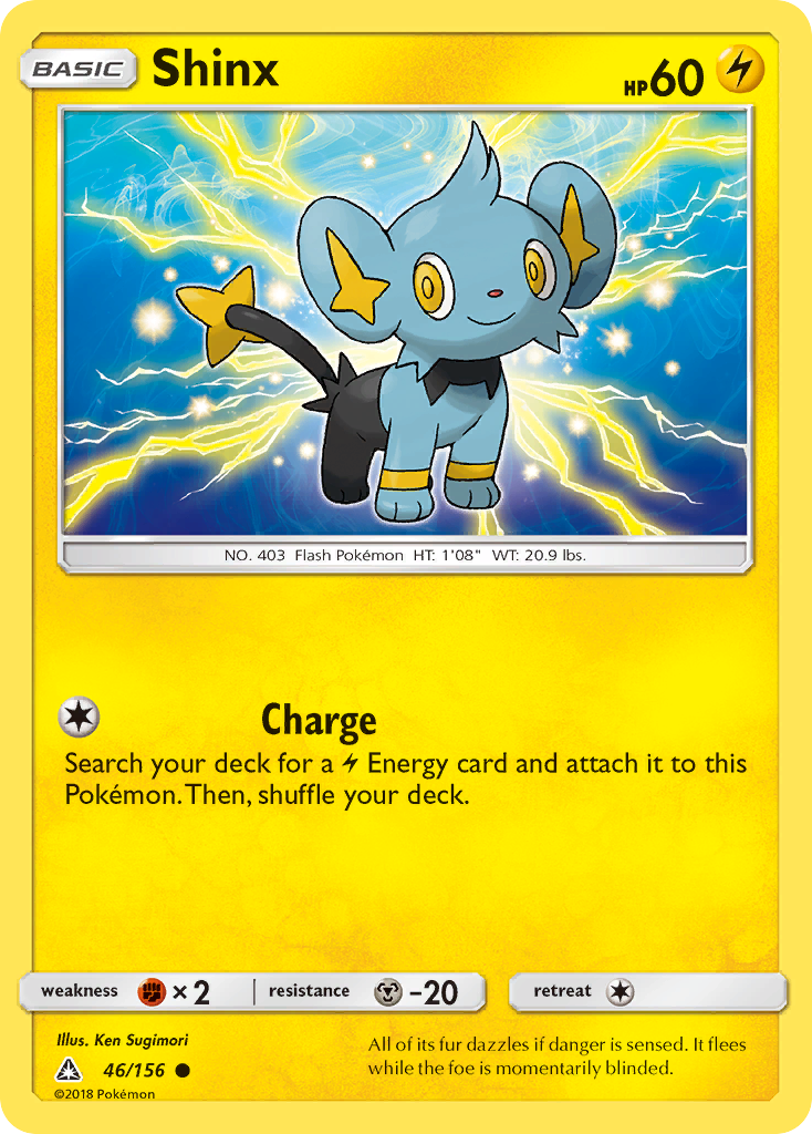 Shinx (46/156) [Sun & Moon: Ultra Prism] - Destination Retro