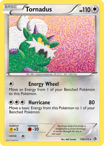 Tornadus (108/113) [Black & White: Legendary Treasures] - Destination Retro