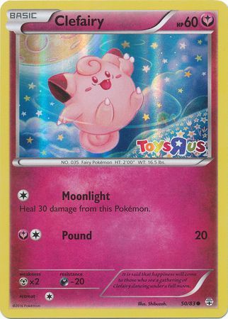 Clefairy (50/83) (Toys R Us Promo) [XY: Generations] - Destination Retro
