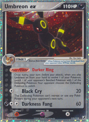 Umbreon ex (112/115) [EX: Unseen Forces] - Destination Retro