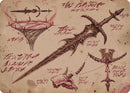Blackblade Reforged Art Card [The Brothers' War Art Series] - Destination Retro