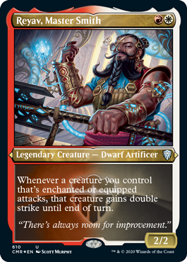 Reyav, Master Smith (Foil Etched) [Commander Legends] - Destination Retro