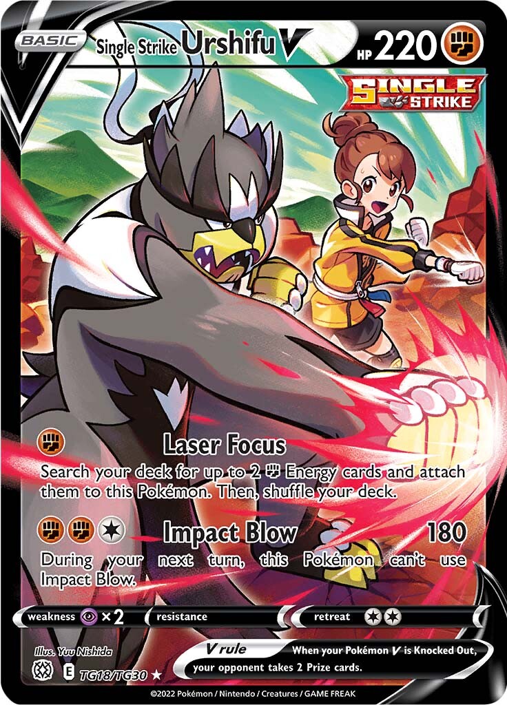 Single Strike Urshifu V (TG18/TG30) [Sword & Shield: Brilliant Stars] - Destination Retro