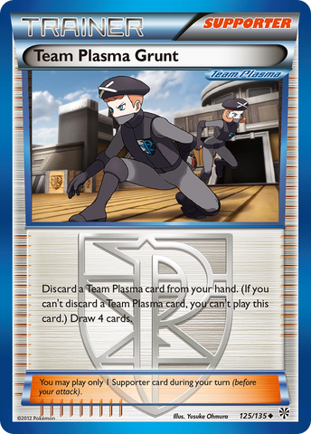 Team Plasma Grunt (125/135) [Black & White: Plasma Storm] - Destination Retro