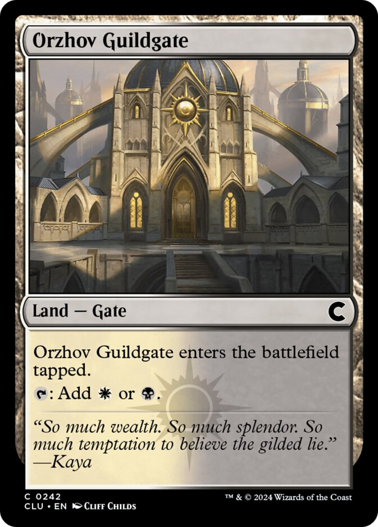 Orzhov Guildgate [Ravnica: Clue Edition] - Destination Retro