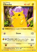 Pikachu (58/102) [Base Set 1st Edition] - Destination Retro