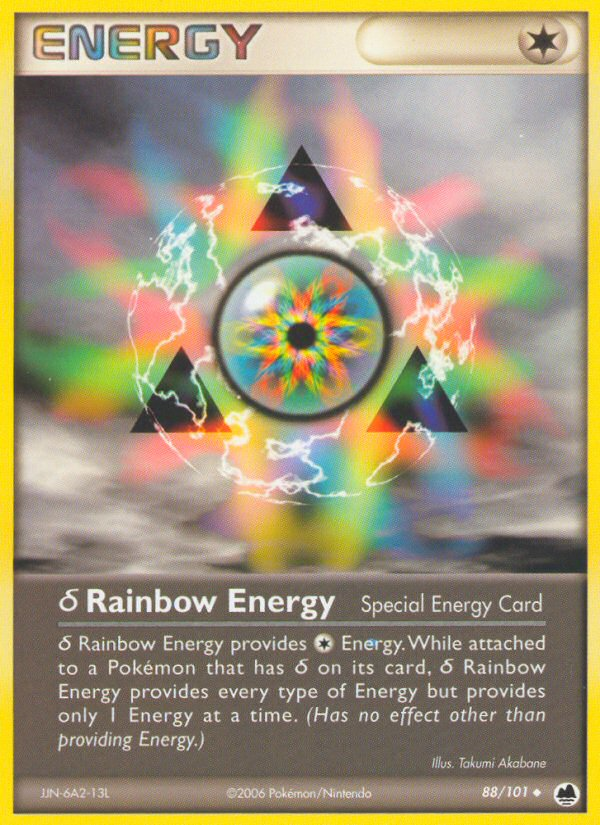 Rainbow Energy (88/101) (Delta Species) [EX: Dragon Frontiers] - Destination Retro