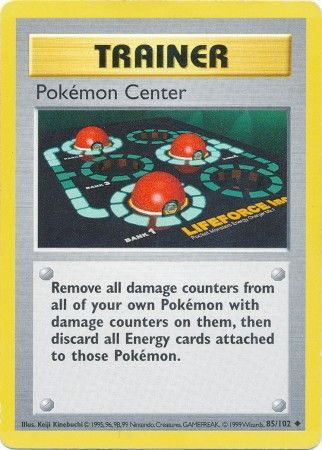 Pokemon Center (85/102) [Base Set Shadowless Unlimited] - Destination Retro