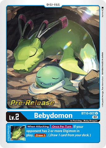 Bebydomon [BT10-002] [Xros Encounter Pre-Release Cards] - Destination Retro