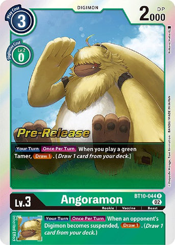 Angoramon [BT10-044] [Xros Encounter Pre-Release Cards] - Destination Retro