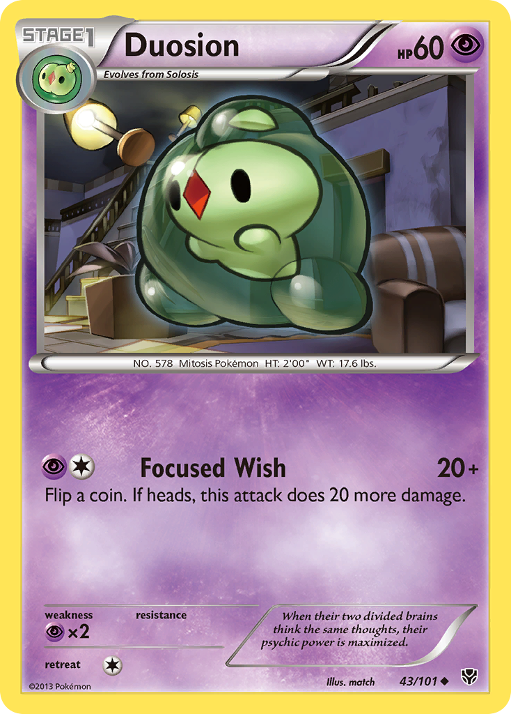 Duosion (43/101) [Black & White: Plasma Blast] - Destination Retro