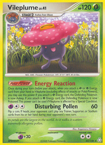 Vileplume (45/146) [Diamond & Pearl: Legends Awakened] - Destination Retro
