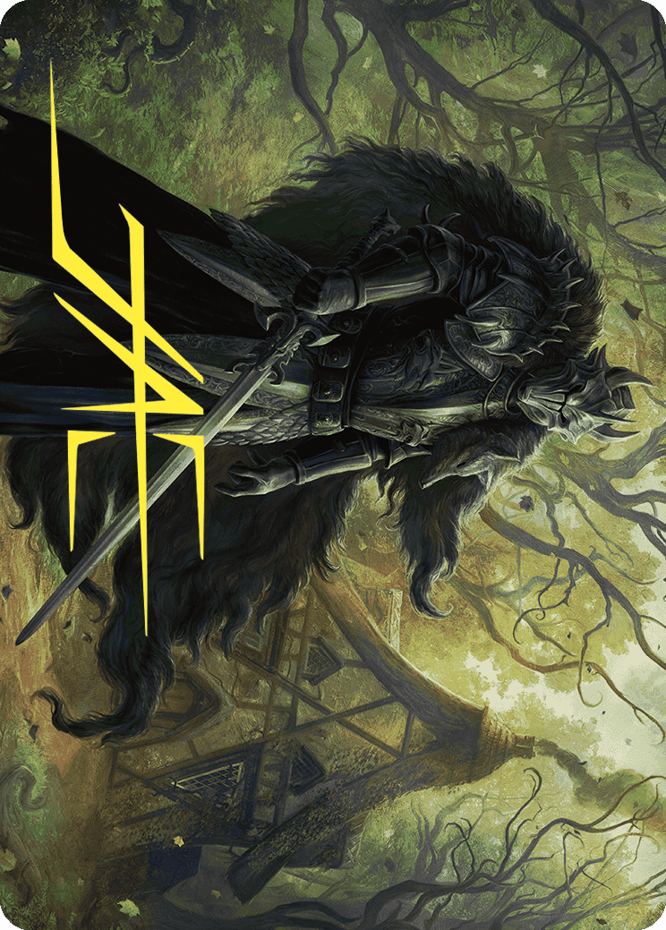 Agatha's Champion Art Card (Gold-Stamped Signature) [Wilds of Eldraine Art Series] - Destination Retro