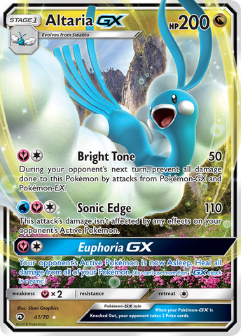 Altaria GX (41/70) [Sun & Moon: Dragon Majesty] - Destination Retro