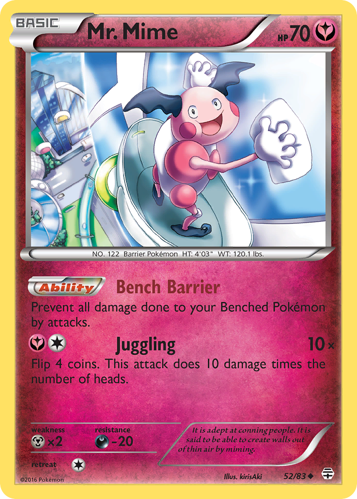 Mr. Mime (52/83) [XY: Generations] - Destination Retro