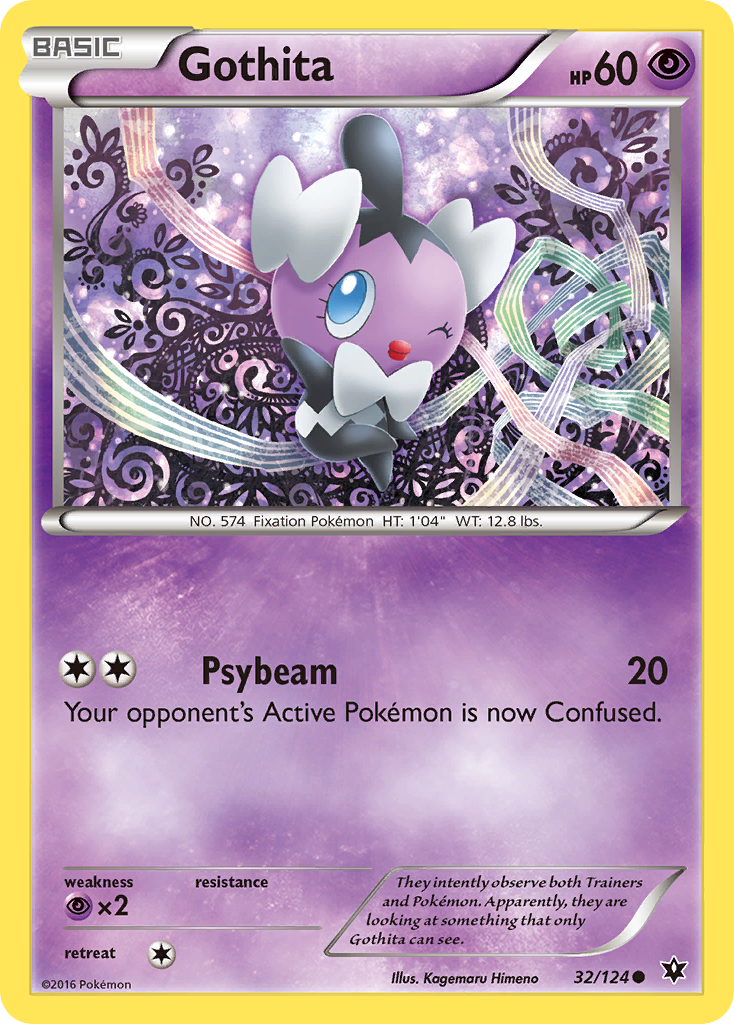 Gothita (32/124) [XY: Fates Collide] - Destination Retro