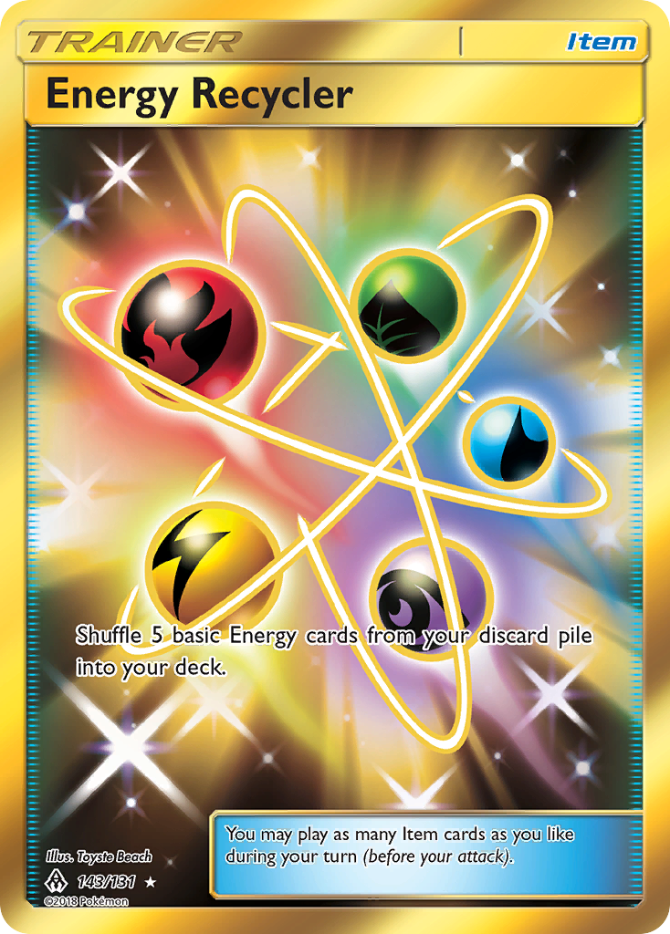 Energy Recycler (143/131) [Sun & Moon: Forbidden Light] - Destination Retro