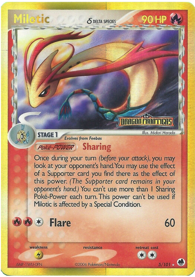 Milotic (5/101) (Delta Species) (Stamped) [EX: Dragon Frontiers] - Destination Retro