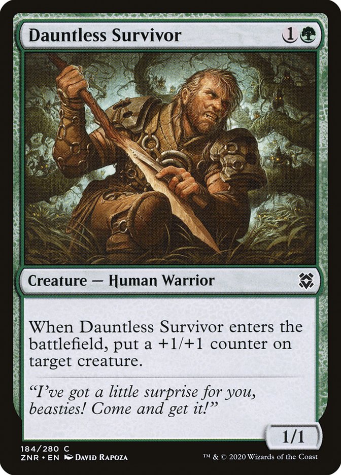 Dauntless Survivor [Zendikar Rising] - Destination Retro