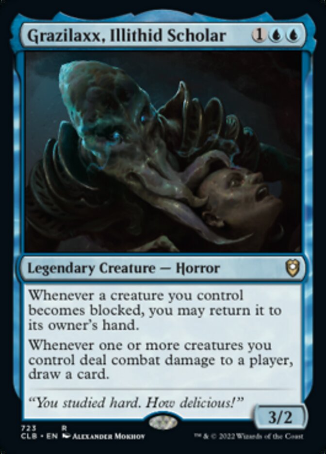 Grazilaxx, Illithid Scholar [Commander Legends: Battle for Baldur's Gate] - Destination Retro