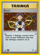 Brock (15/132) [Gym Heroes 1st Edition] - Destination Retro