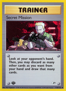 Secret Mission (118/132) [Gym Heroes 1st Edition] - Destination Retro