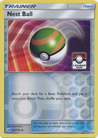 Nest Ball (123/149) (League Promo) [Sun & Moon: Base Set] - Destination Retro