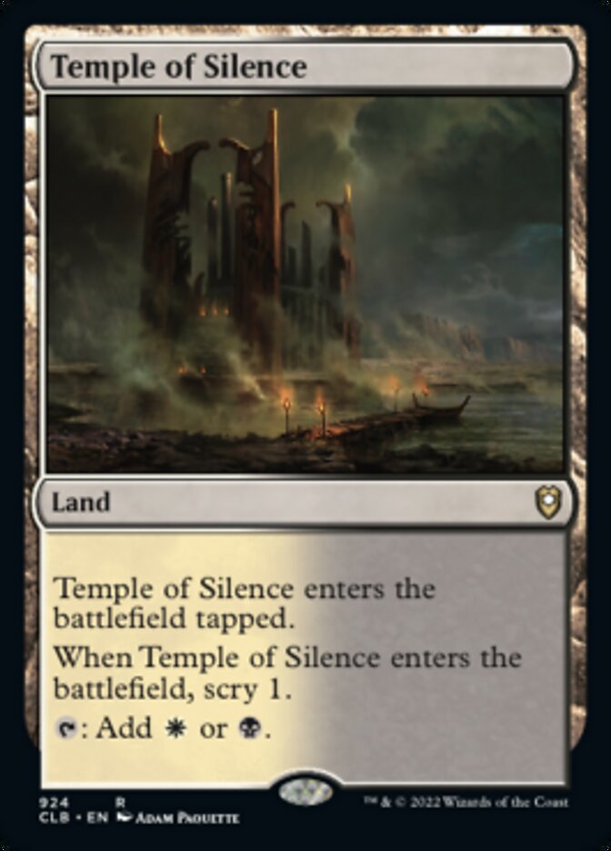 Temple of Silence [Commander Legends: Battle for Baldur's Gate] - Destination Retro