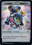 Clown Robot (002) // Treasure (013) Double-sided Token [Unfinity Tokens] - Destination Retro