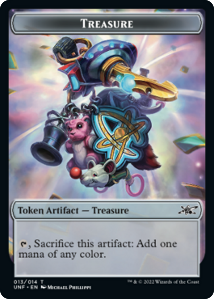 Teddy Bear // Treasure (013) Double-sided Token [Unfinity Tokens] - Destination Retro