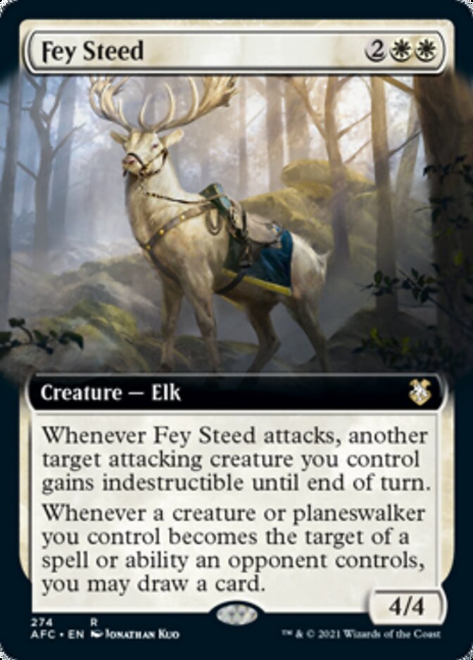 Fey Steed (Extended) [Dungeons & Dragons: Adventures in the Forgotten Realms Commander] - Destination Retro