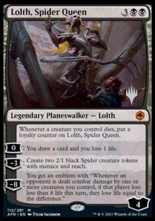 Lolth, Spider Queen (Promo Pack) [Dungeons & Dragons: Adventures in the Forgotten Realms Promos] - Destination Retro