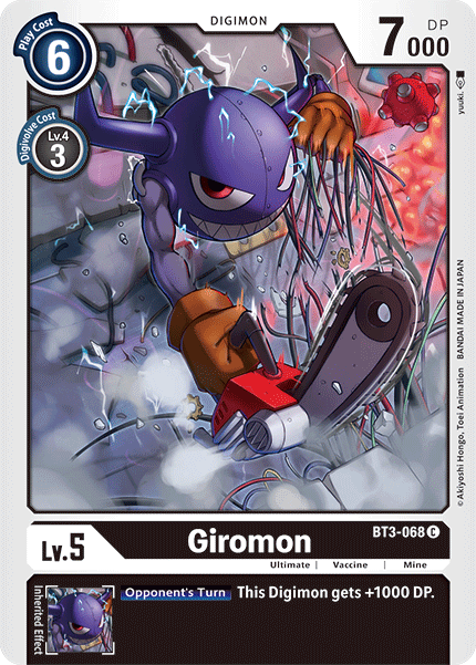 Giromon [BT3-068] [Release Special Booster Ver.1.5] - Destination Retro