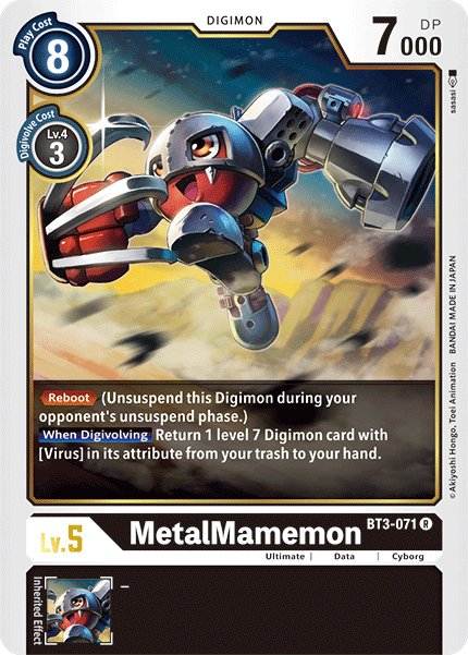 MetalMamemon [BT3-071] [Release Special Booster Ver.1.5] - Destination Retro