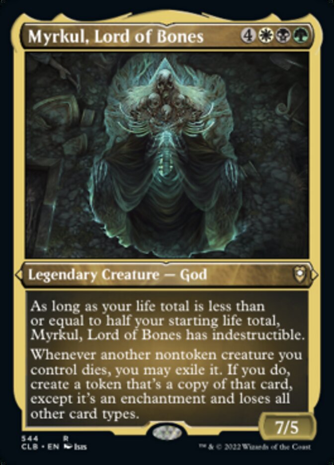 Myrkul, Lord of Bones (Foil Etched) [Commander Legends: Battle for Baldur's Gate] - Destination Retro