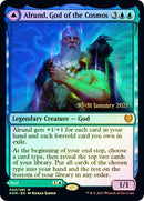 Alrund, God of the Cosmos // Hakka, Whispering Raven  [Kaldheim Prerelease Promos] - Destination Retro