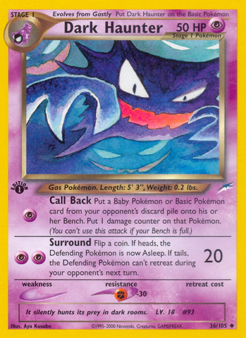 Dark Haunter (36/105) [Neo Destiny 1st Edition] - Destination Retro
