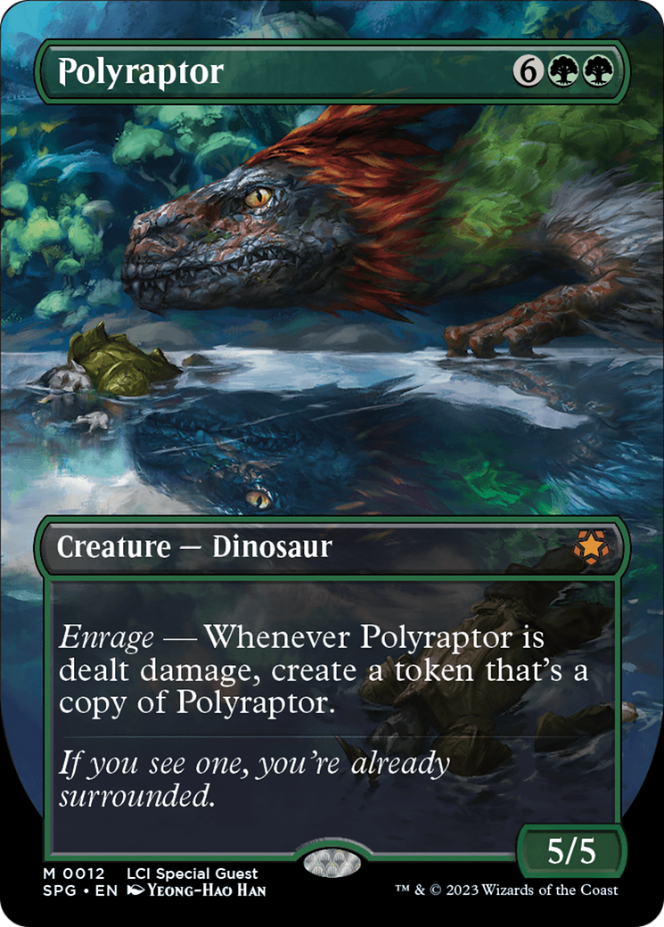 Polyraptor (Borderless) [The Lost Caverns of Ixalan Special Guests] - Destination Retro