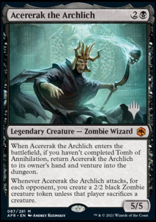 Acererak the Archlich (Promo Pack) [Dungeons & Dragons: Adventures in the Forgotten Realms Promos] - Destination Retro