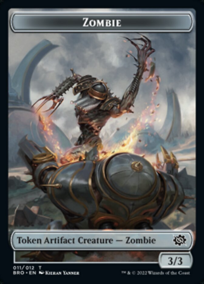 Zombie Token [The Brothers' War Tokens] - Destination Retro