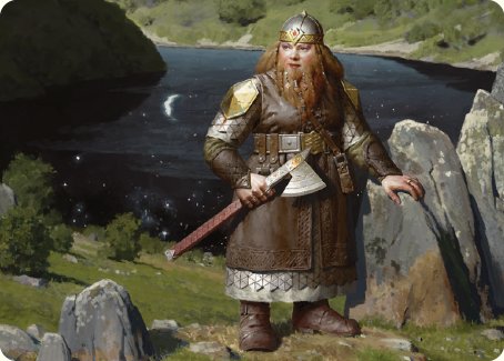 Mirrormere Guardian Art Card [The Lord of the Rings: Tales of Middle-earth Art Series] - Destination Retro