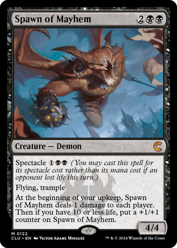 Spawn of Mayhem [Ravnica: Clue Edition] - Destination Retro