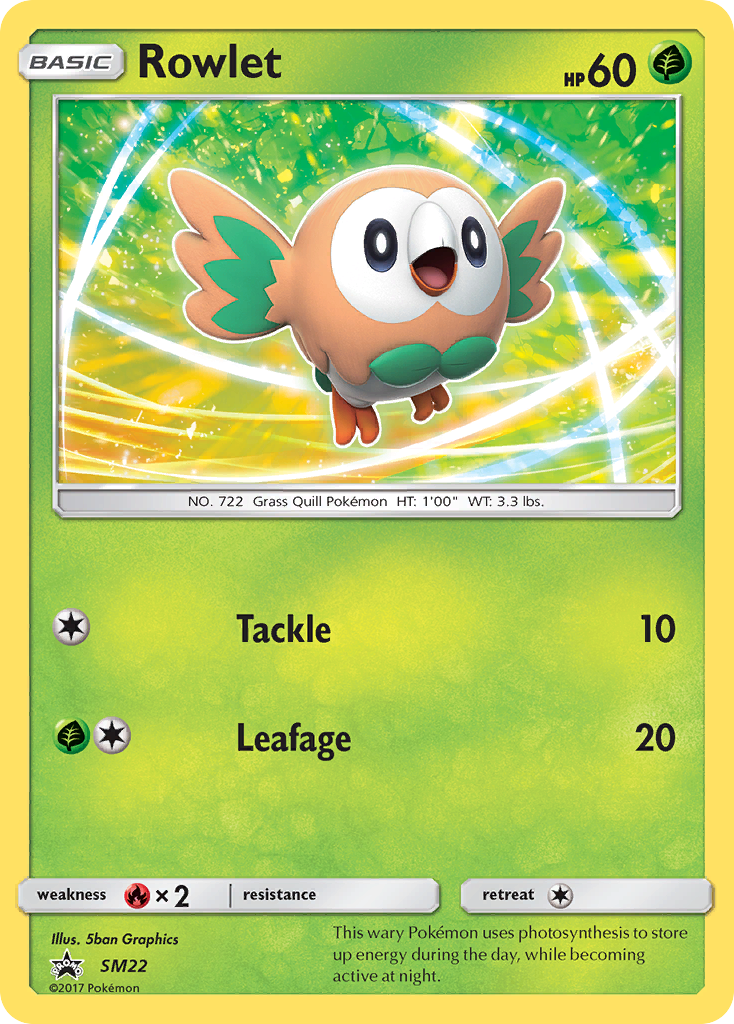 Rowlet (SM22) [Sun & Moon: Black Star Promos] - Destination Retro