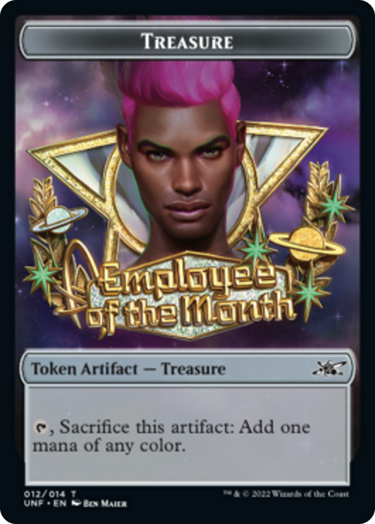 Cat // Treasure (12) Double-sided Token [Unfinity Tokens] - Destination Retro