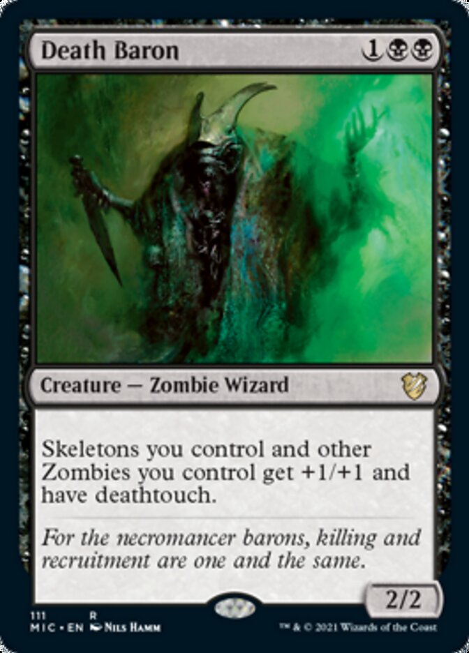 Death Baron [Innistrad: Midnight Hunt Commander] - Destination Retro
