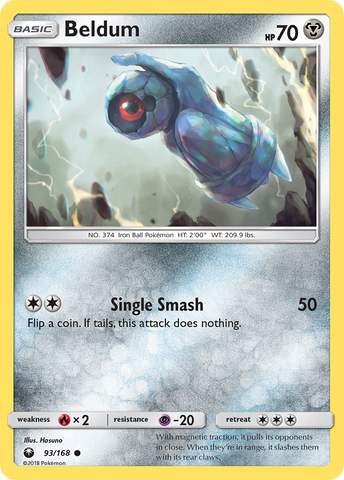 Beldum (93/168) [Sun & Moon: Celestial Storm] - Destination Retro