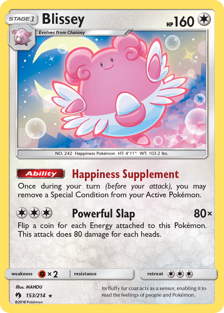 Blissey (153/214) [Sun & Moon: Lost Thunder] - Destination Retro