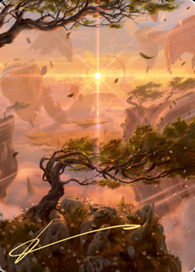 Windswept Heath Art Card (Gold-Stamped Signature) [Zendikar Rising Art Series] - Destination Retro