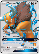 Tauros GX (144/149) [Sun & Moon: Base Set] - Destination Retro